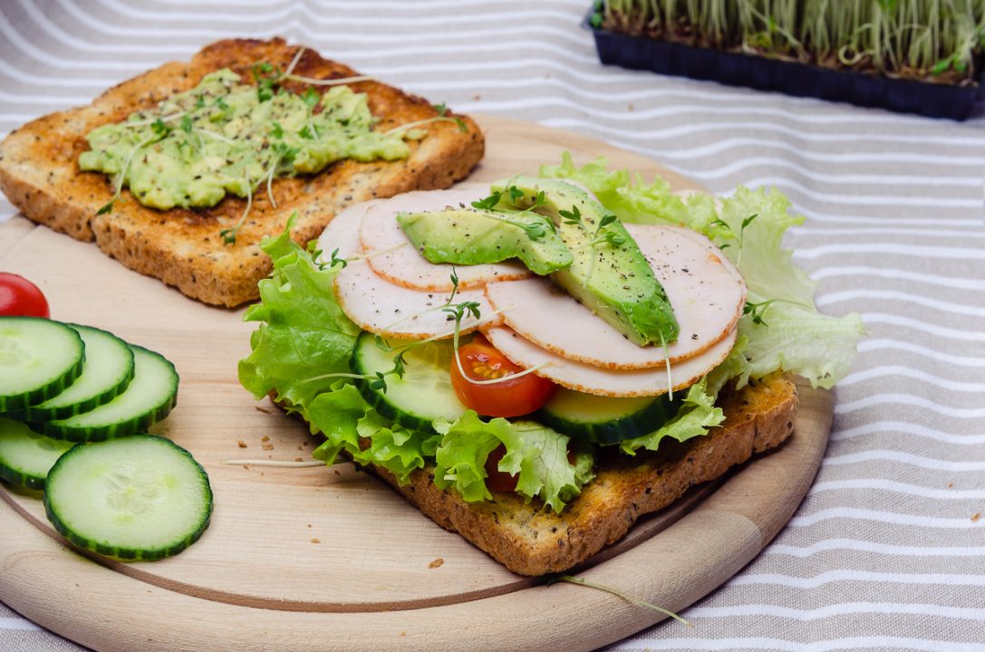 Fitness Sandwich mit Chia-Toast - DreamteamFitness